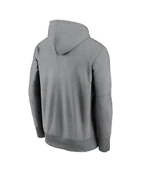 Nike Men's Heather Gray Alabama Crimson Tide Football Icon Performance Fleece Pullover Hoodie