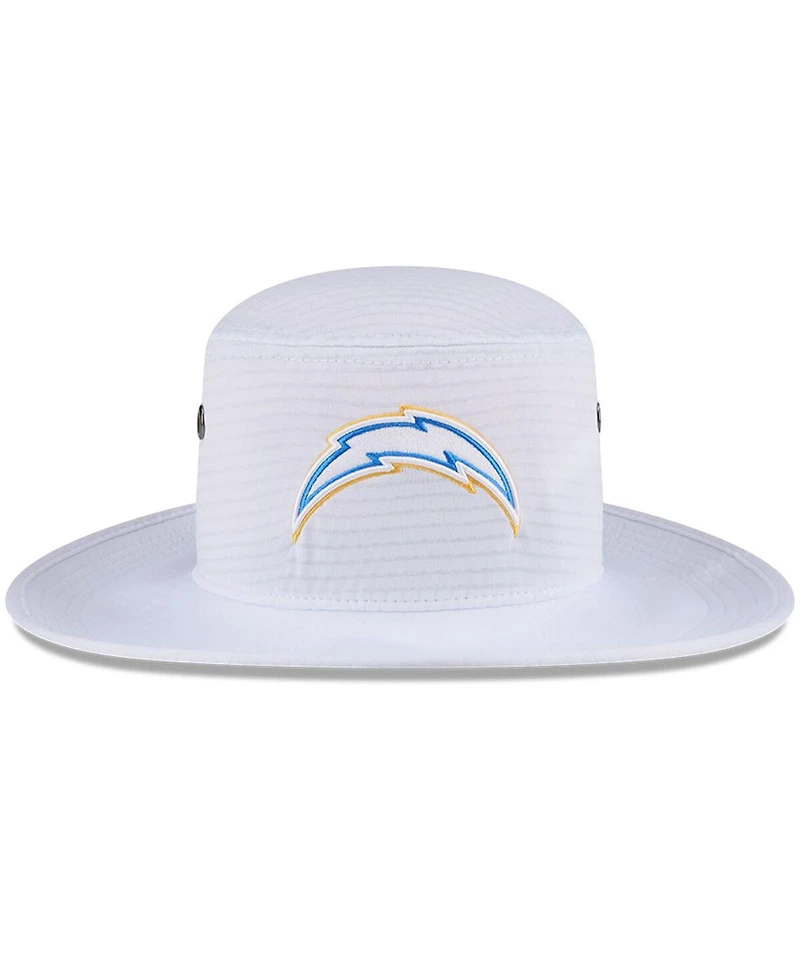 New Era Men's White Los Angeles Chargers 2024 Nfl Training Camp Panama Bucket Hat