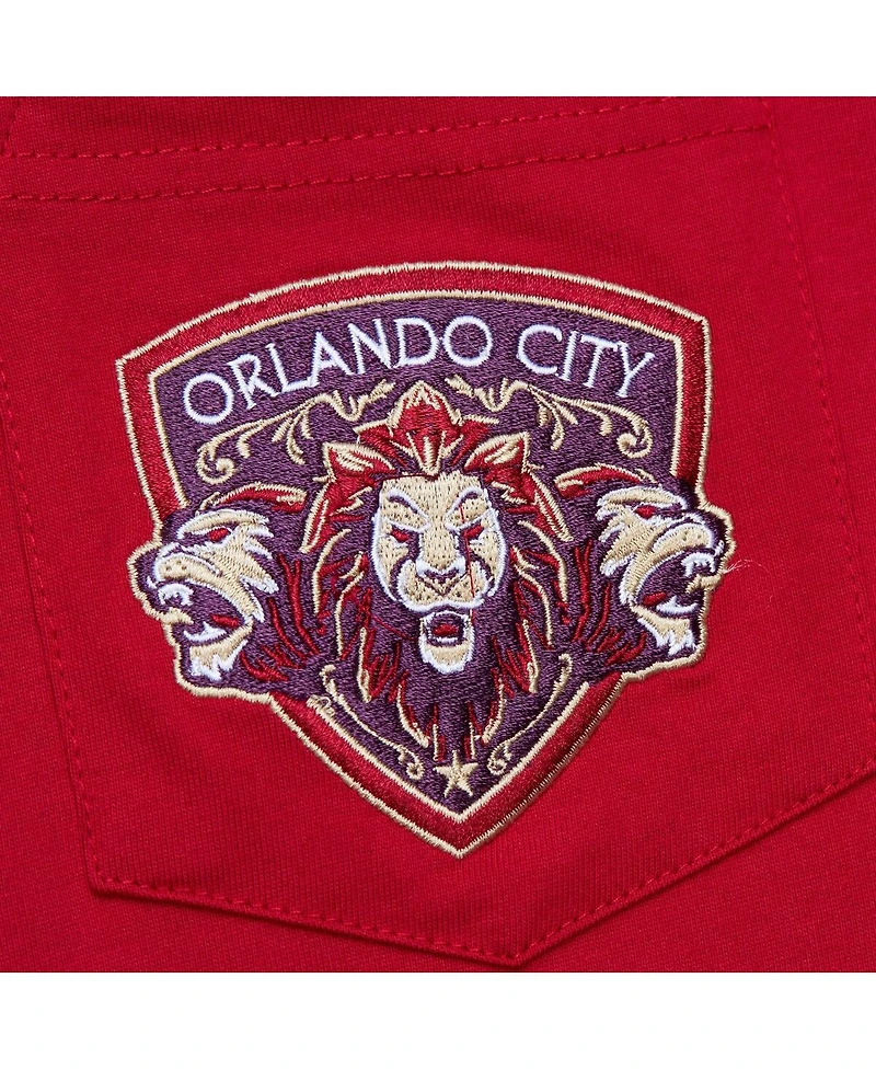 Mitchell & Ness Men's Orlando City Sc 10th Anniversary Premium Pocket T-Shirt