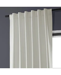 Half Price Drapes Off White Performance Linen Hotel Blackout Curtain