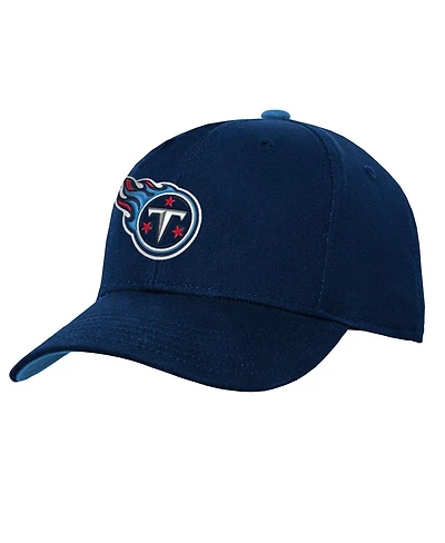 Outerstuff Big Boys and Girls Navy Tennessee Titans Team Pre-Curved Adjustable Hat