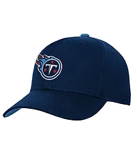 Outerstuff Big Boys and Girls Navy Tennessee Titans Team Pre-Curved Adjustable Hat