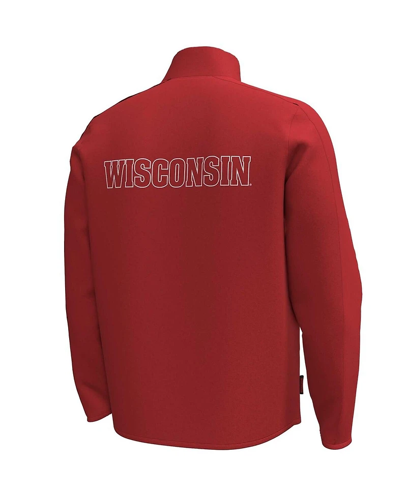 Under Armour Men's Red Wisconsin Badgers Command Full-Zip Jacket