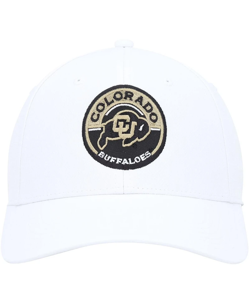 Ahead Men's White Colorado Buffaloes Stratus Adjustable Hat