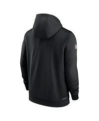 Nike Men's Black Jacksonville Jaguars Nfl Crucial Catch Therma Performance Pullover Hoodie