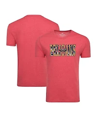 Sportiqe Men's Red New Orleans Pelicans Comfy Tri-Blend T-Shirt