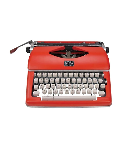 Royal Consumer Classic Retro Manual Typewriter (Red)