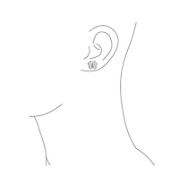 Bling Jewelry Small Animals Nature Garden Insects Filigree Butterfly Stud Earrings Sterling Silver