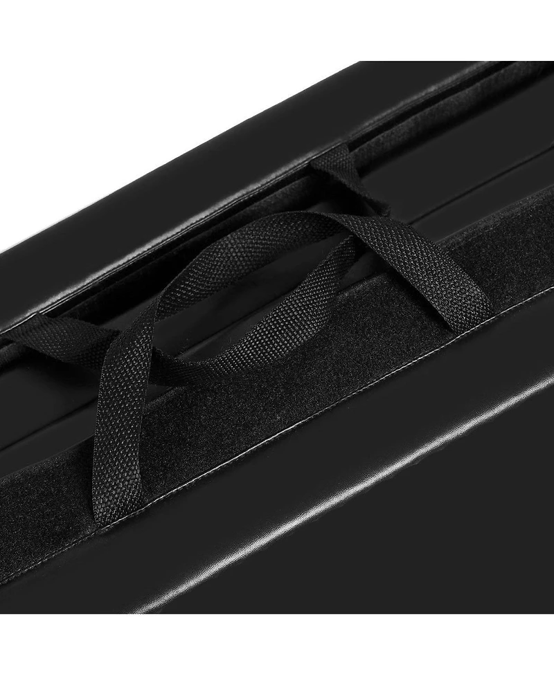 Skonyon 4 Feet x 10 Feet Thick Folding Panel Gymnastics Mat-Black