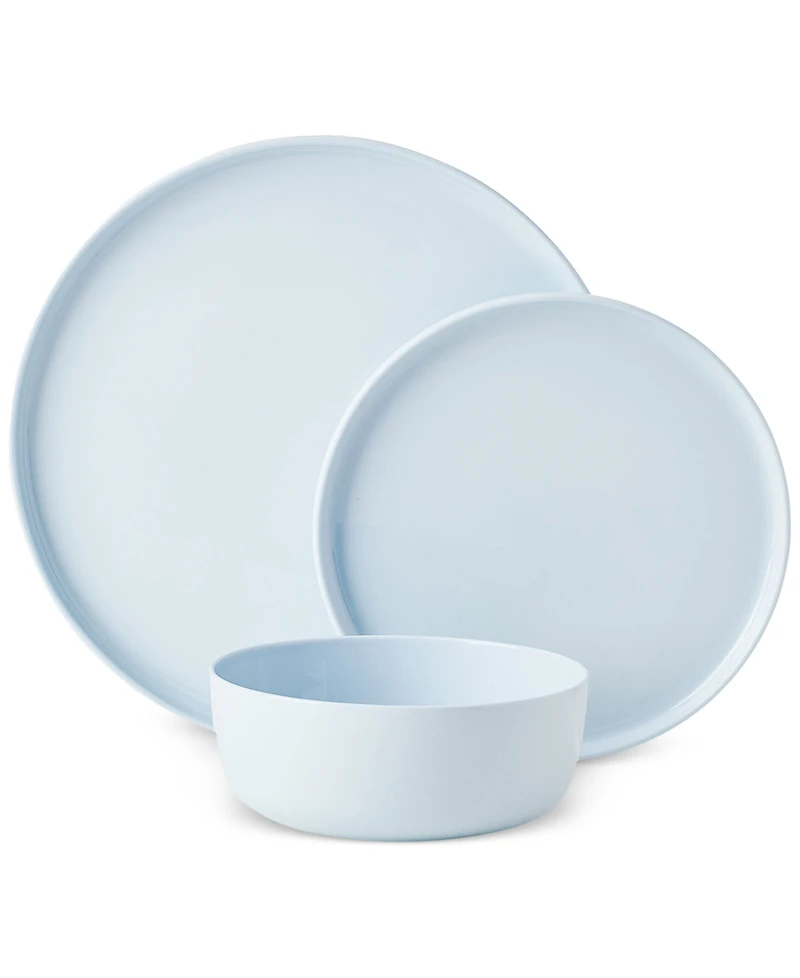 Mikasa Madison Misty Blue 12 Pc. Dinnerware Set, Service for 4