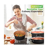 NutriChef Kitchenware Pots & Pans Set
