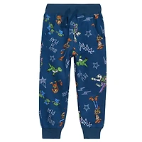 Disney Toddler Boys Lion King Toy Story Cars French Terry Sweatshirt and Jogger Pants Outfit Set to (2T - 10-12)