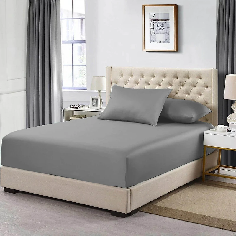 Egyptian Linens Percale Extra Deep (22 Inches) Fitted Sheet Only, Twin Xl