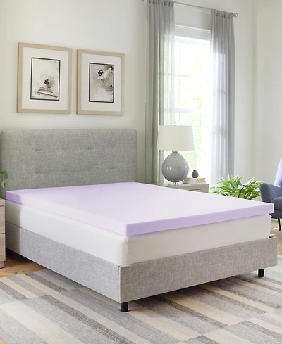 ProSleep 3" Lavender Infused Memory Foam Mattress Topper