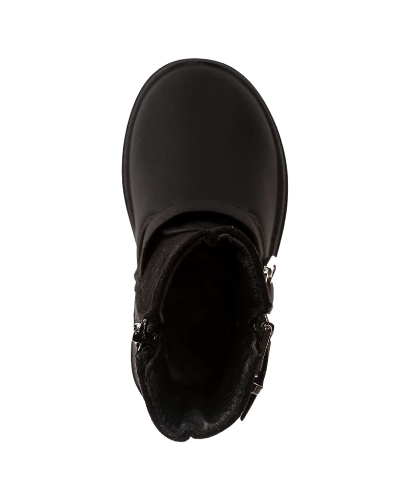 Bebe Toddler Girls Engineer With Rhinestones and Rivet Boot