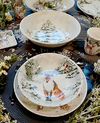 Certified International Winter's Frost Serving Bowl