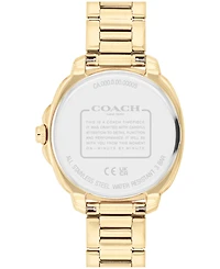 Coach Women's Kitt Gold-Tone Stainless Steel Bracelet Watch 34mm