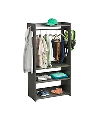 ECR4Kids TrendiTot Clothing Rack, Natural, 1