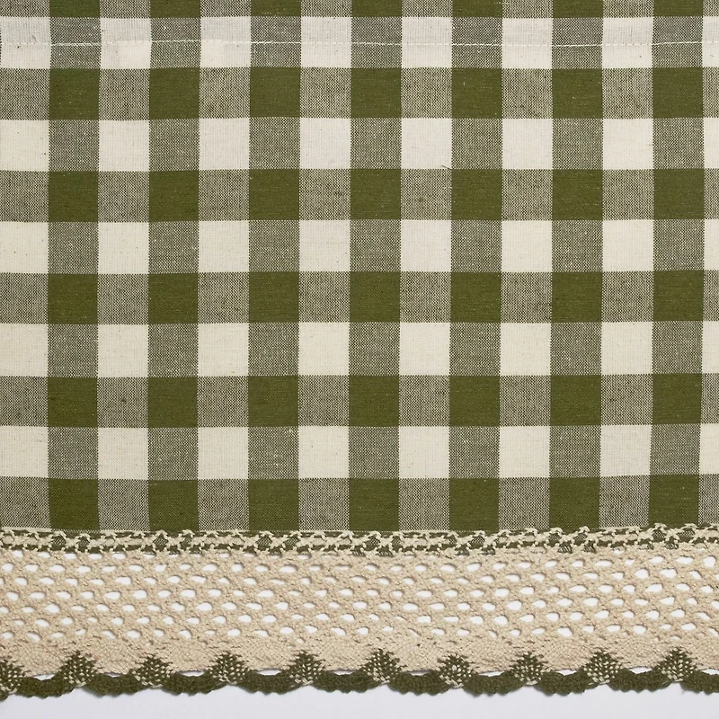 GoodGram Country Plaid Window Valance Treatment