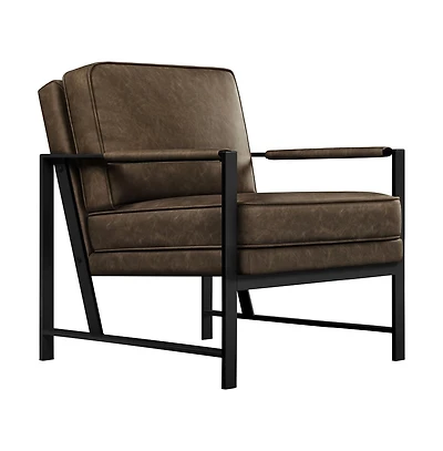 Yaheetech Retro Upholstered Lounge Chair Accent