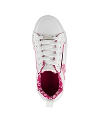 Bebe Little and Big Girls Low Top With Holographic "B" Sneaker