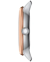 Tissot Women's Swiss Odaci-t Cream Leather Strap Watch 33mm