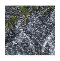 Hlc.me Easton Jacquard Slub Texture - Privacy Curtains with Back Tab Rod Pocket Lightweight Window Curtains Panels