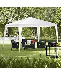 Sugift 10 x 10 Feet Outdoor Wedding Canopy Tent for Backyard