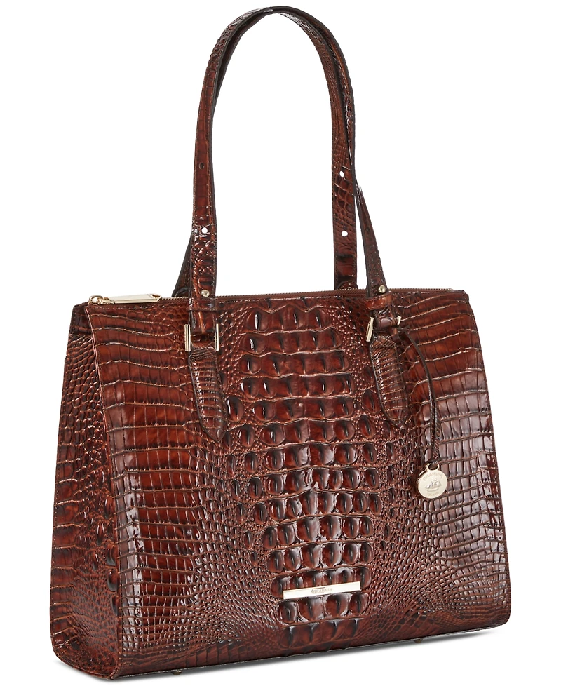 Brahmin Anywhere Melbourne Embossed Leather Tote
