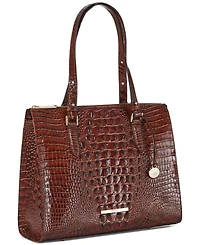Brahmin Anywhere Melbourne Embossed Leather Tote