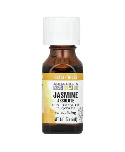 Aura Cacia Pure Essential Oil In Jojoba Oil Jasmine Absolute