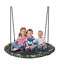 40'' Kids Flying Saucer Tree Swing Indoor Outdoor Play Set