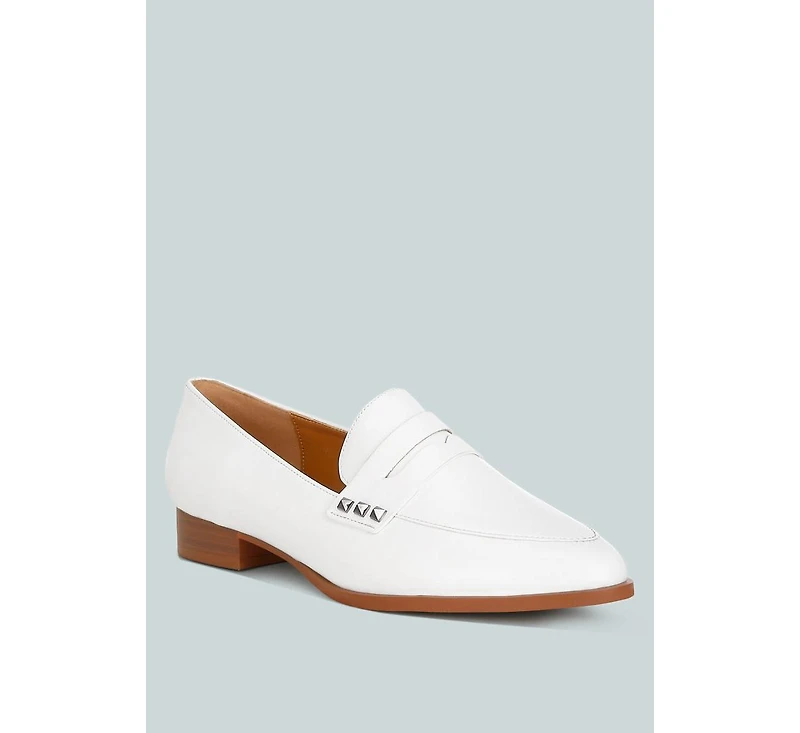 Rag & Co Patent Pleather Penny Loafers Women