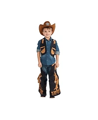 Dress Up America Cowboy Chaps and Vest Toddler Costume Boys/Girls