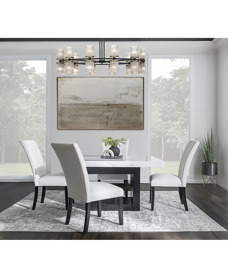 Kellet Faux Leather Side Chair, Created for Macy's