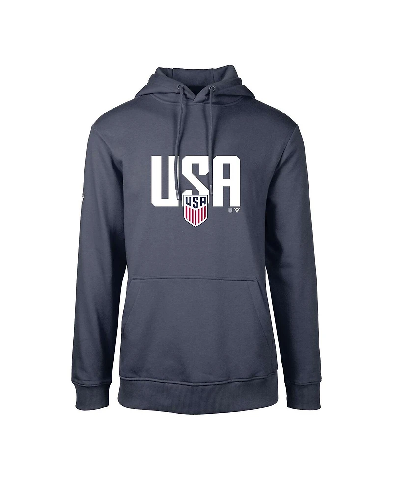 Levelwear Men's Navy Usmnt Podium Mascot Pullover Hoodie