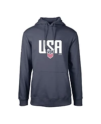 Levelwear Men's Navy Usmnt Podium Mascot Pullover Hoodie