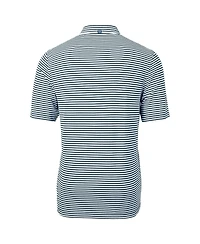 Cutter & Buck Men's Auburn Tigers Throwback Logo Virtue Eco Pique Stripe Polo