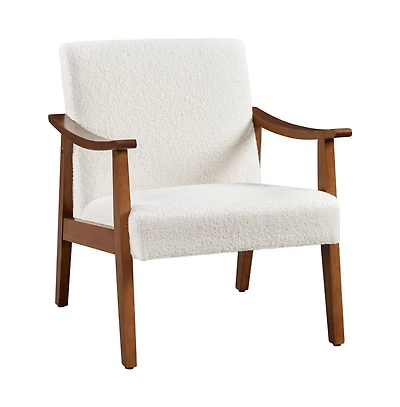 Yaheetech Modern Accent Chair Mid-Century Upholstered Armchair