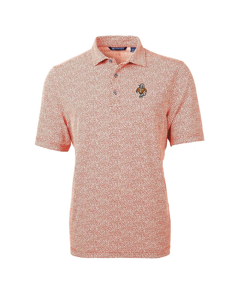 Cutter & Buck Men's Tennessee Volunteers Vault DryTec Virtue Eco Pique Botanical Print Polo