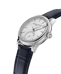 Frederique Constant Men's Swiss Automatic Classic Date Manufacture Leather Strap Watch 40mm