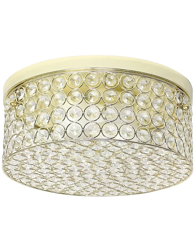 Lalia Home Glam 2 Light Round Flush Mount