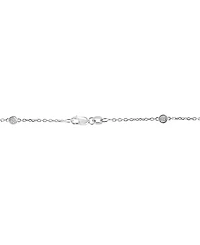 Effy Yellow Diamond (1/2 ct. t.w.) & White Diamond (1/3 ct. t.w.) Oval Horizontal Halo 18" Pendant Necklace in 18k Two-Tone Gold