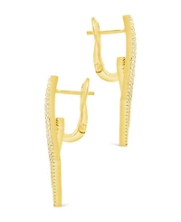 Sterling Forever Amina Cubic Zirconia Statement Drop Earrings