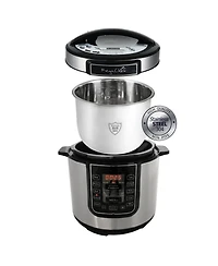 Megachef 6 Quart Digital Pressure Cooker with 14 Pre-set Multi Function Features