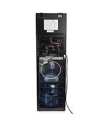 MegaChef Bottom Load Hot and Cold Water Dispenser in Black