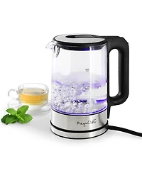 MegaChef 1.7 Quart Glass Electric Tea Kettle