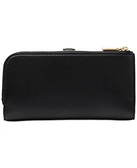 kate spade new york Deco Pebbled Leather Zip Slim Wallet