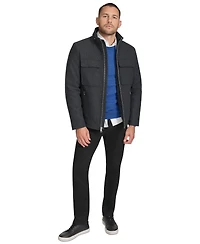 Calvin Klein Men's Hipster Full-Zip Jacket with Zip-Out Hood