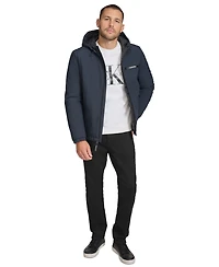 Calvin Klein Men's Infinite Stretch Water-Resistant Hooded Jacket